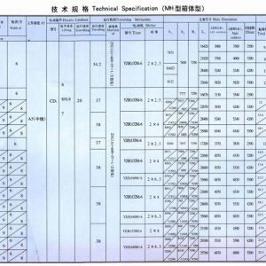 MH型3-16噸電動葫蘆單梁門式起（qǐ）重機（箱體（tǐ）形狀）